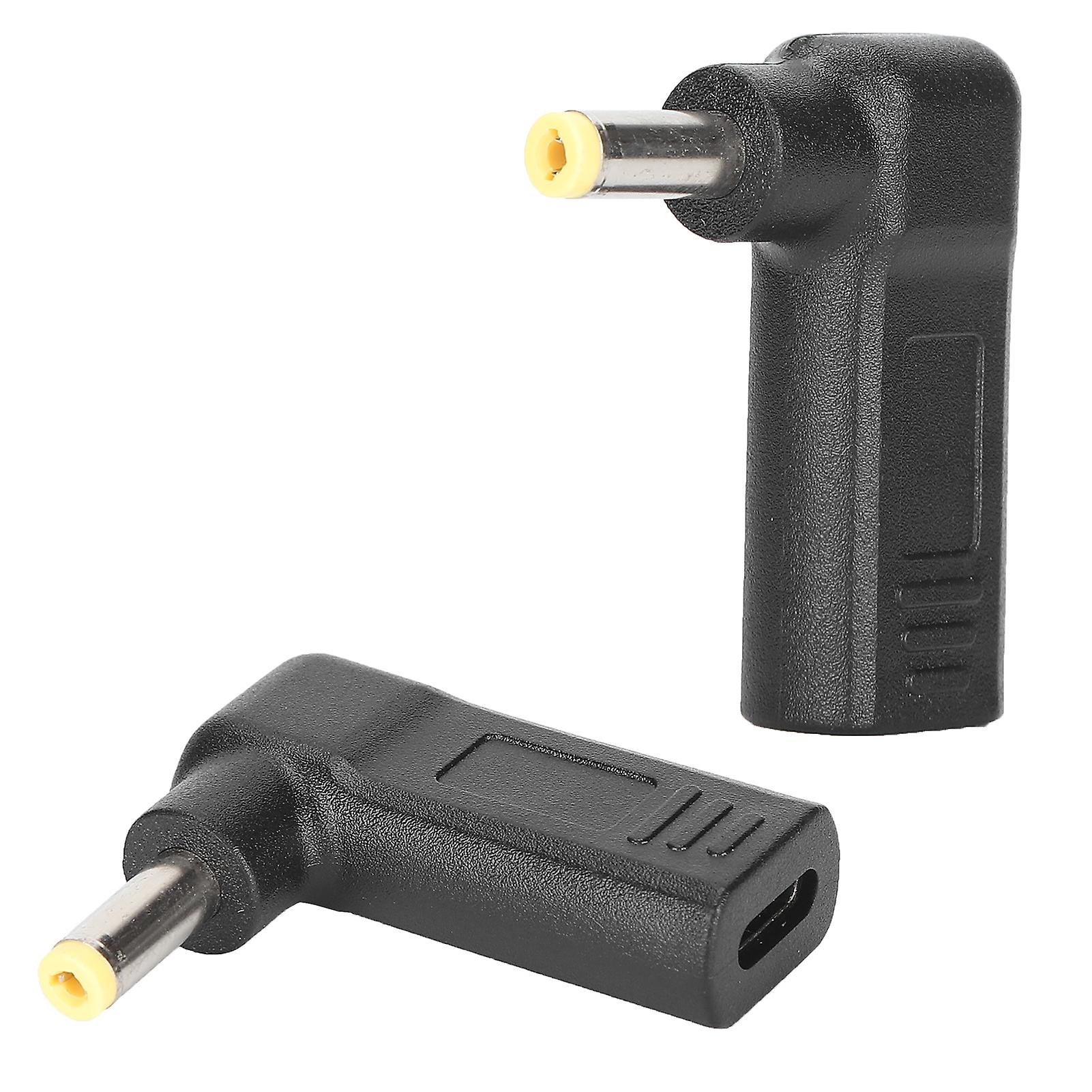 Typec To Dc Adapter Female To Male Plug 4.8x1.7mm Right Angle Pd Connector Charging Device