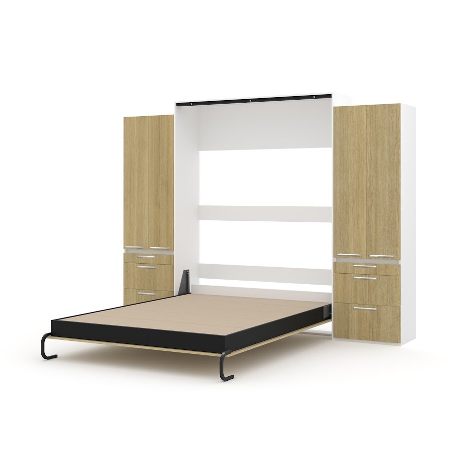 Designer Murphy Bed with Double Storage Units