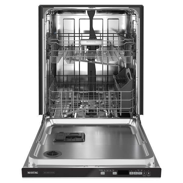 Maytag 24 in. Fingerprint Resistant Stainless Steel Top Control Built-in Tall Tub Dishwasher 50 dBA MDB7959SKZ