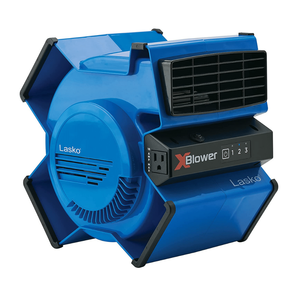 Lasko X12905 X-Blower Multi-Position Utility Blower Floor Fan， Blue