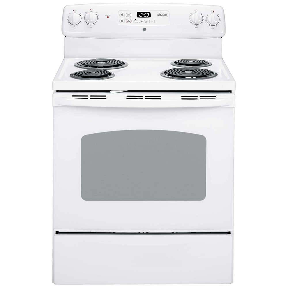 GE 30-inch Freestanding Electric Range JCBP240DMWW