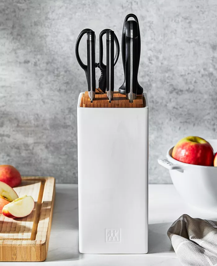 Zwilling Pro 6-Piece Ceramic Knife Block Set