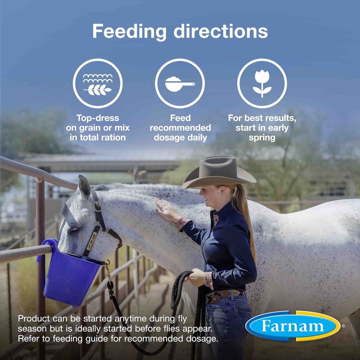 Farnam SimpliFly Feed-Thru Fly Control Pellets Horse Supplement