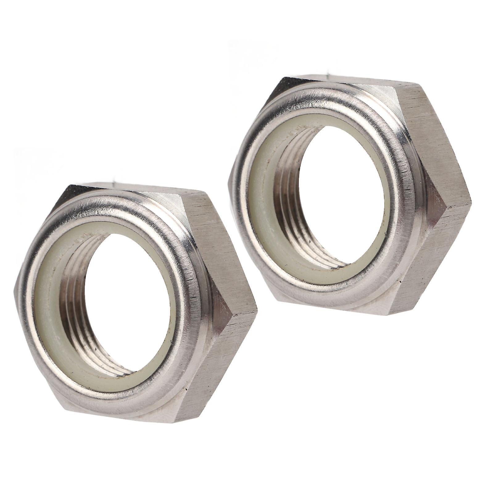 2pcs Stainless Steel Self Locking Nut 9018522043 Replacement For Outboard Motor Engine