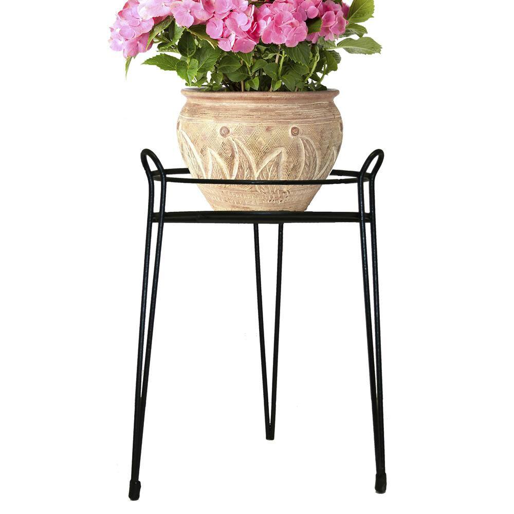 Gilbert  Bennett 15 in. Black Basic Metal Plant Stand S1015-B