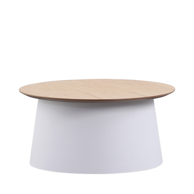 ZEEBA Coffee Table 69cm - White & natural