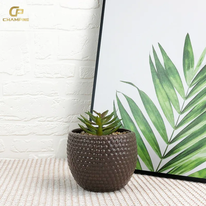 Garden supplies Artificial Plant Decoration Succulent Garden Pots   Planters Home Decor Ceramic Flower Pot