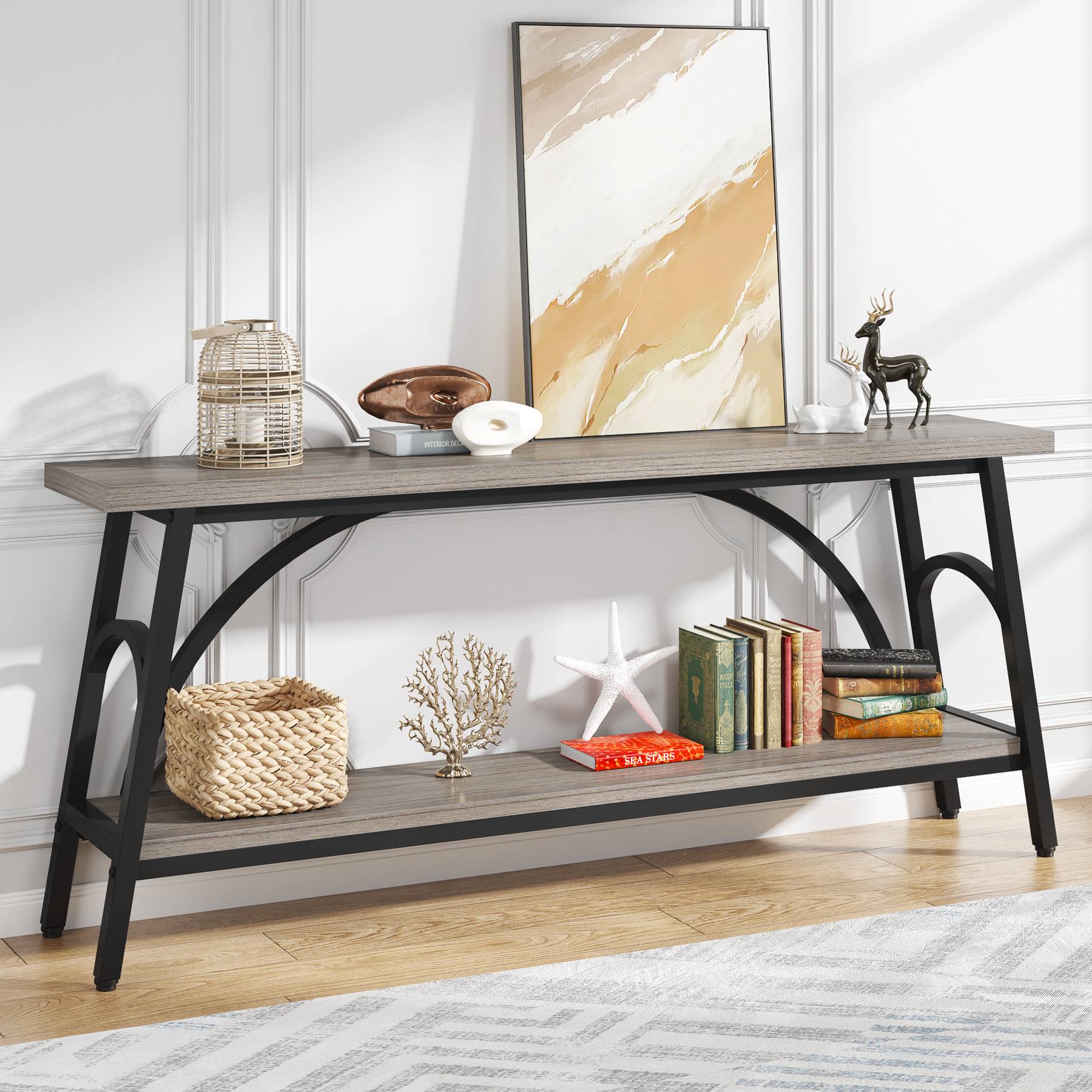 2-Tier Console Table, 70.8