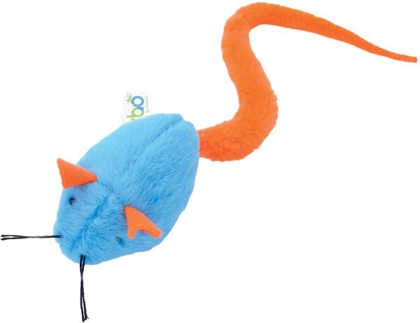 Turbo Tail Cat Toy， Rattle Mouse