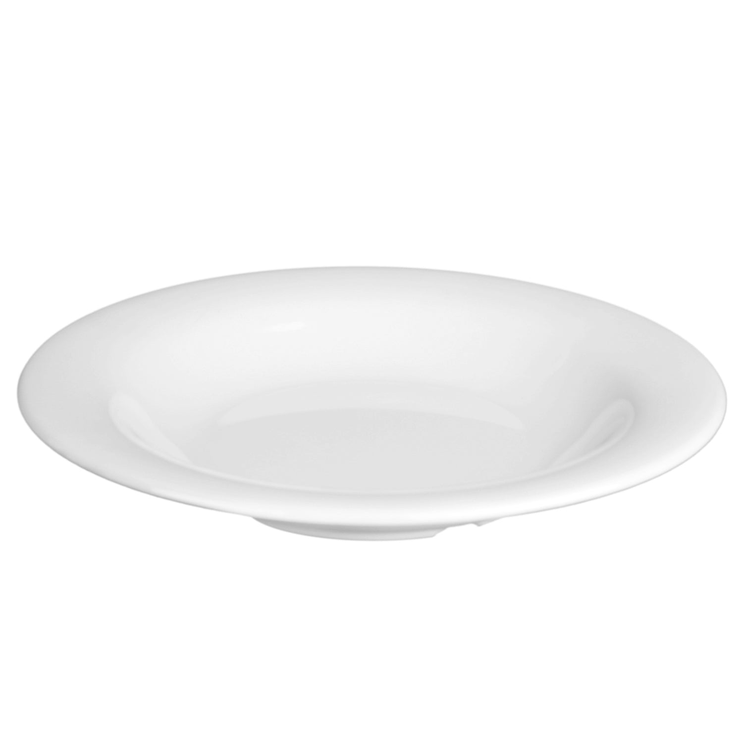 Excellante Color White Melamine Dinnerware Collection 16 Oz， 11 1/4 Pasta Bowl， White， Comes in Dozen