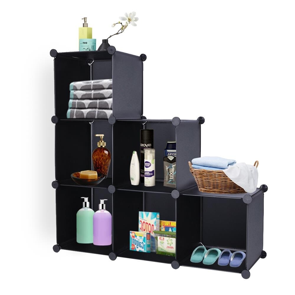 6 Cube Closet Organizer Storage Shelves Cube Storage