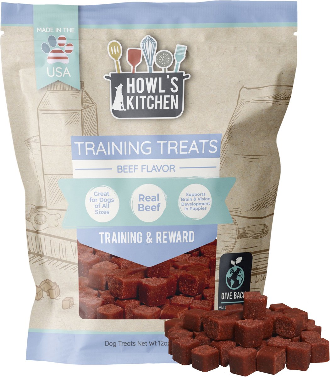 Howl's Kitchen Training Bites Beef Flavor Dog Treats