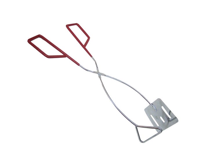 217 Brand Red Handle Tongs - RK63A3