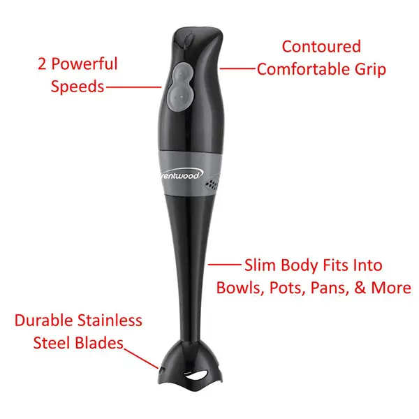 Brentwood 200W 2-Speed Hand Blender