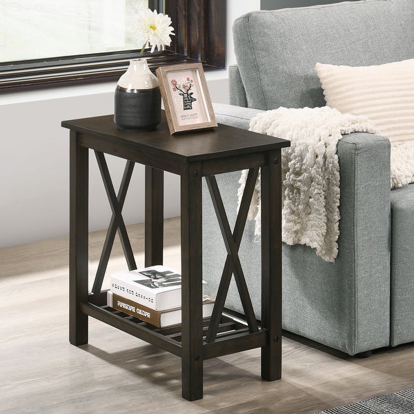 Furniture of America Joya Farmhouse 12-inch 1-shelf Side Table