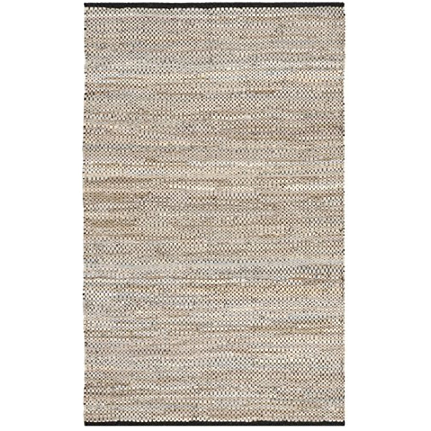 SAFAVIEH Vintage Leather Flor Solid Area Rug, Beige, 2 x 3