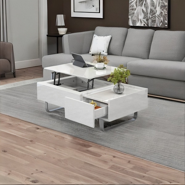 Coffee Table with Lifted Tabletop