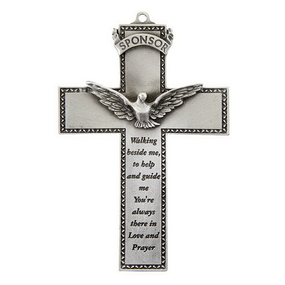 Jeweled Cross JC 9319 E Sponsor Wall Cross