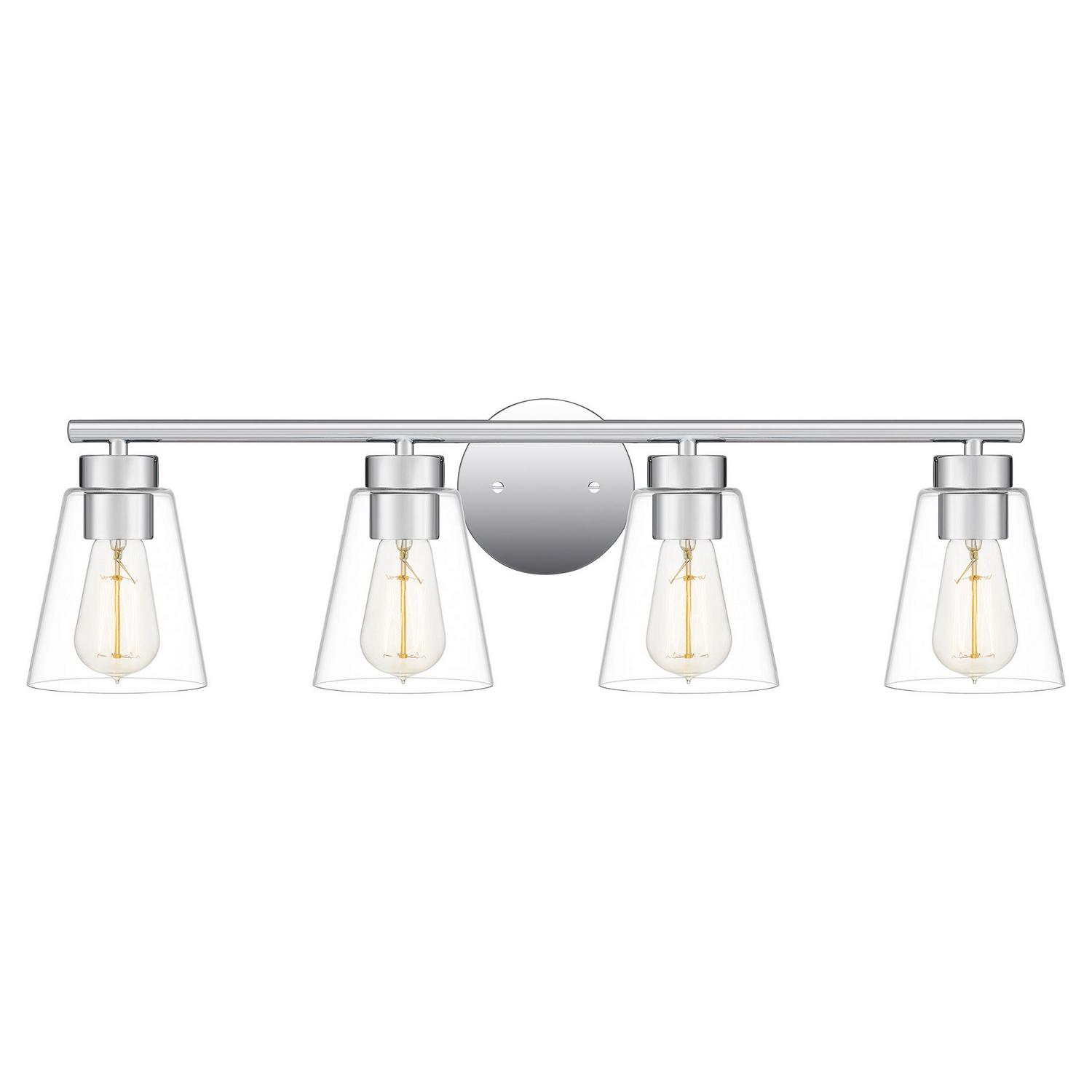 Ashley Harbour Emmalyn 4-Light Polished Chrome Bath Light