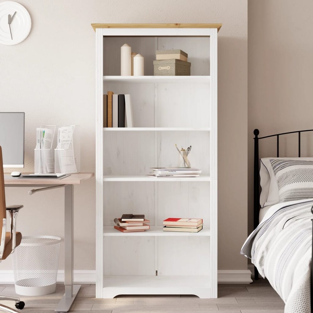 vidaXL Bookcase BODO White 31.5\