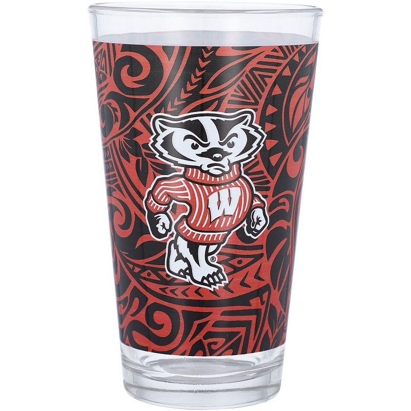 Wisconsin Badgers 16oz. Ohana Pint Glass