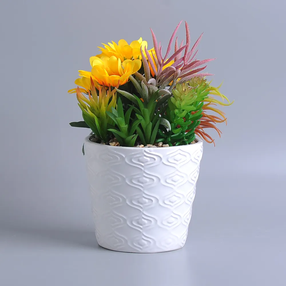 Factory Supply Home Modern Attractive Price New Arrival Indoor and Outdoor Planter Small Ceramic Flower Plant Pots