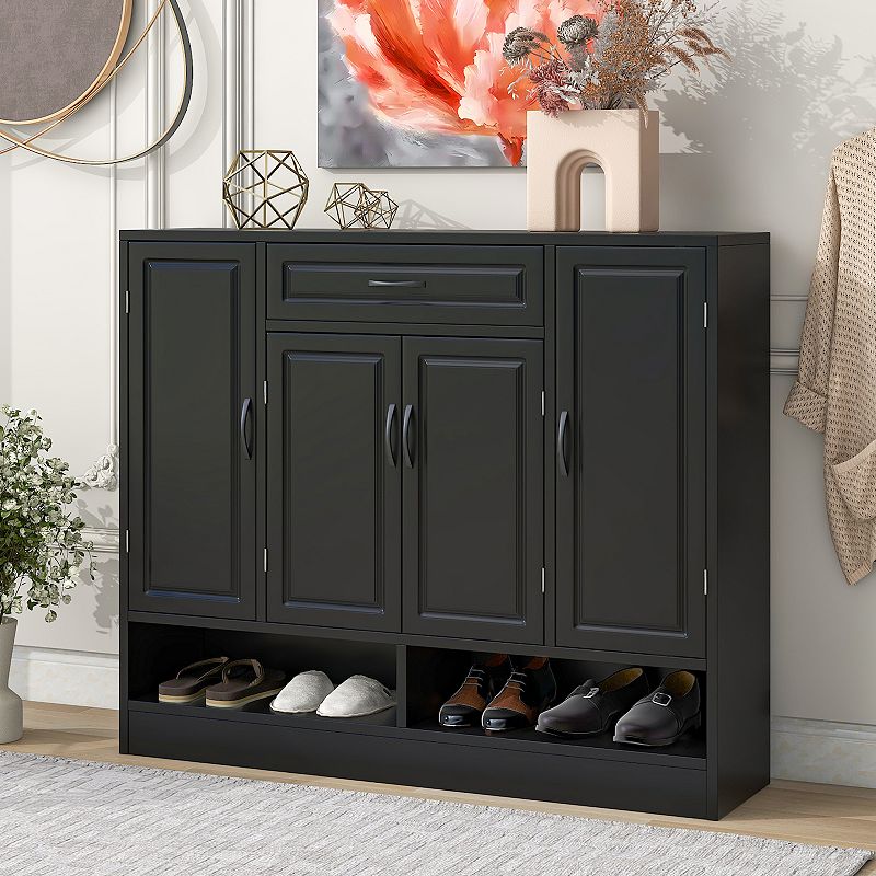 Merax Modern Shoe Cabinet with Adjustable Shelves