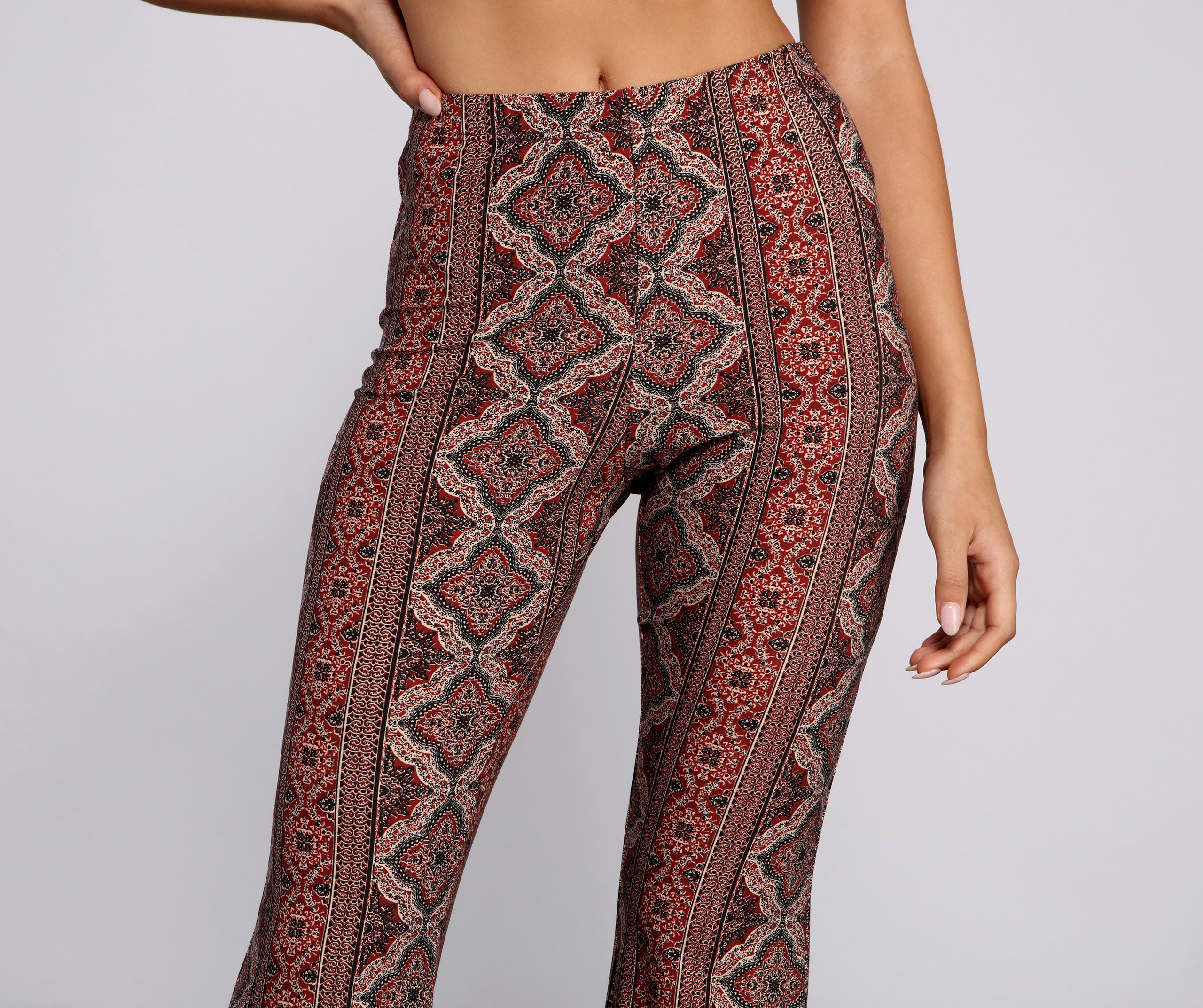 Bold Boho Vibes Flared Pants