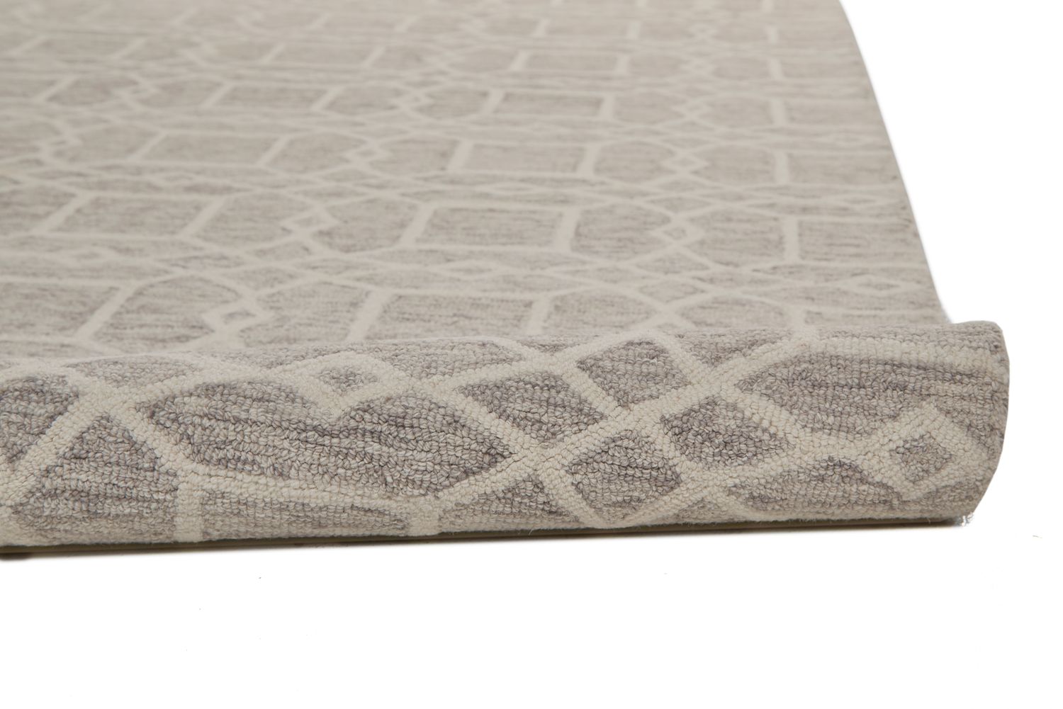 Veran Gray and Ivory Rug by BD Fine