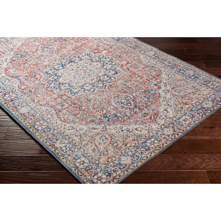 Bria Blue/Red/Ivory Rug