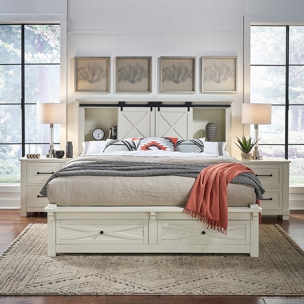 Simply Solid Shanna Solid Wood 4-piece Storage Bedroom Collection - - 29141199