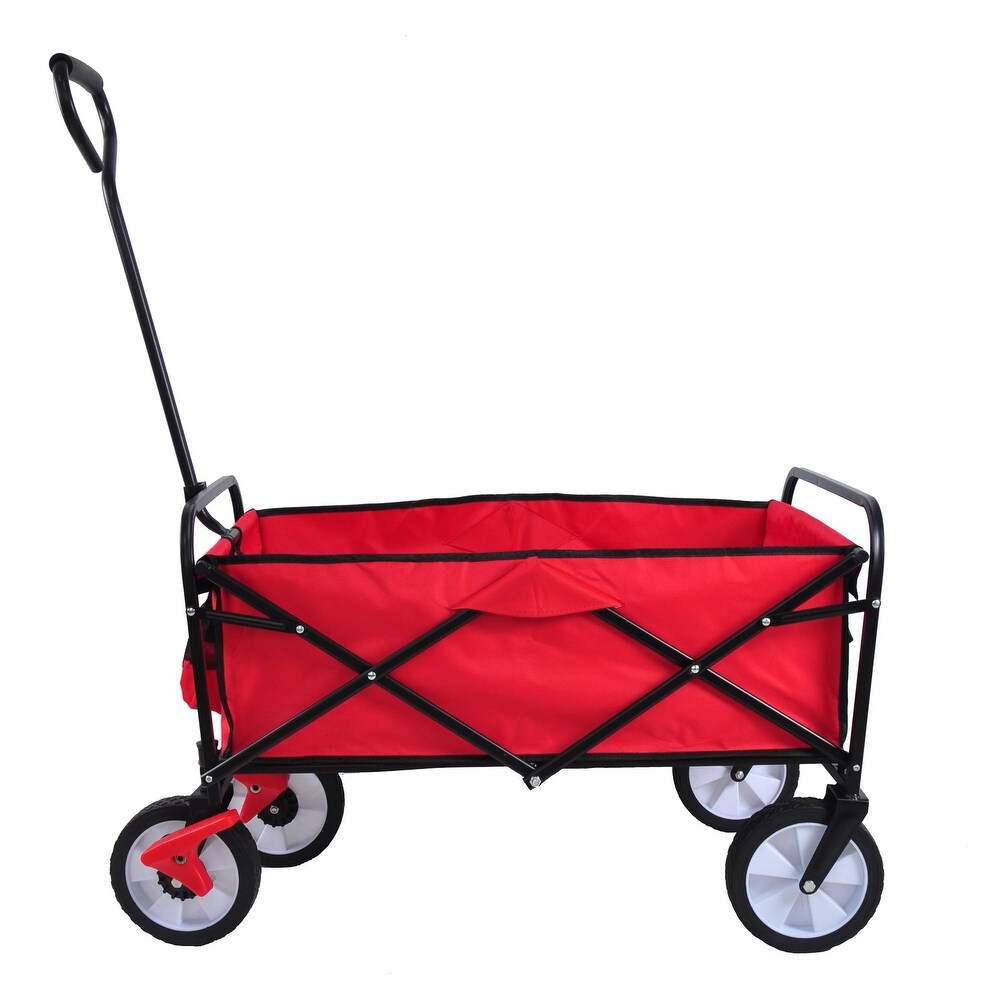 Outdoor Utility Folding Wagon Shopping Beach Cart