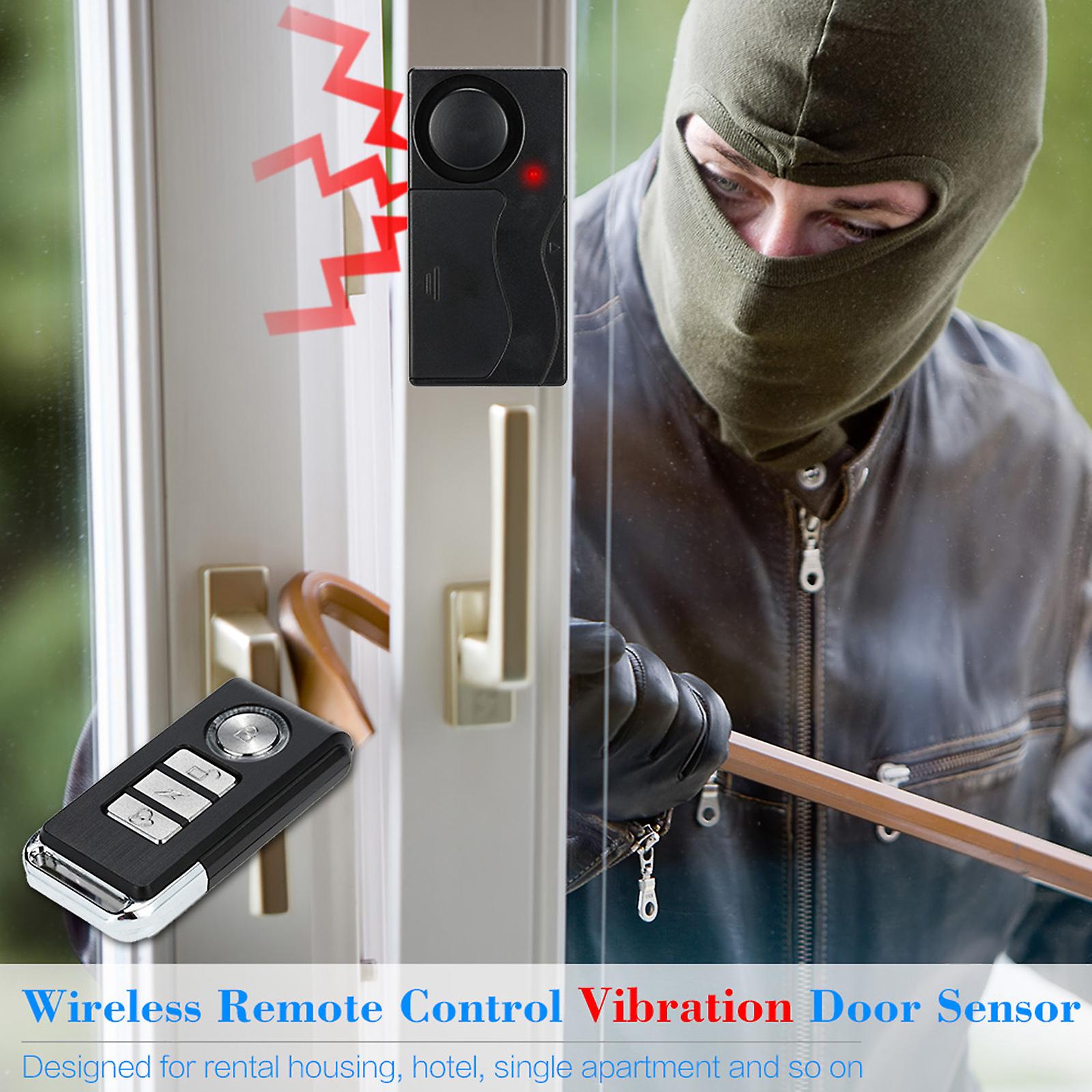 Wireless Remote Control Vibration Alarm Home House Security Door Window Car Sensor Detector No.318391