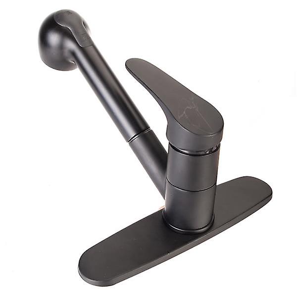 All Copper Kitchen Pull Black Faucet 88901