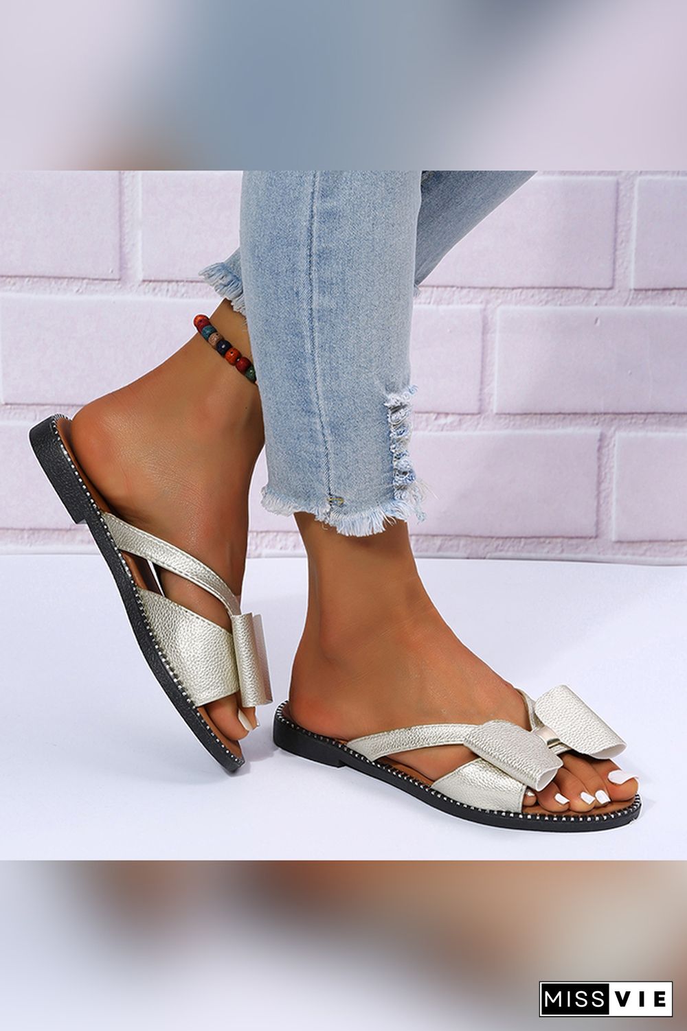 Summer Women Flip Flop Flat Sandals Wholesale