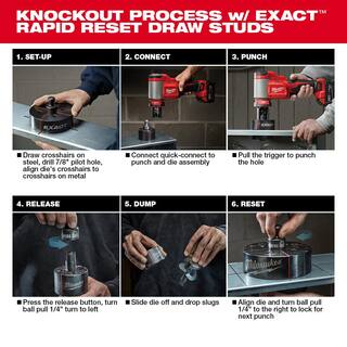 MW M18 18V Lithium-Ion 12 in. to 4 in. Force Logic High Capacity Cordless Knockout Tool Kit with FUEL Bandsaw 2676-23-2829-20