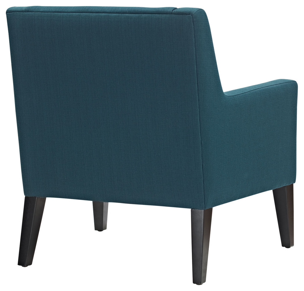 Alina Azure Upholstered Fabric Armchair   Transitional   Armchairs And Accent Chairs   by Peachtree Fine Furniture  Houzz