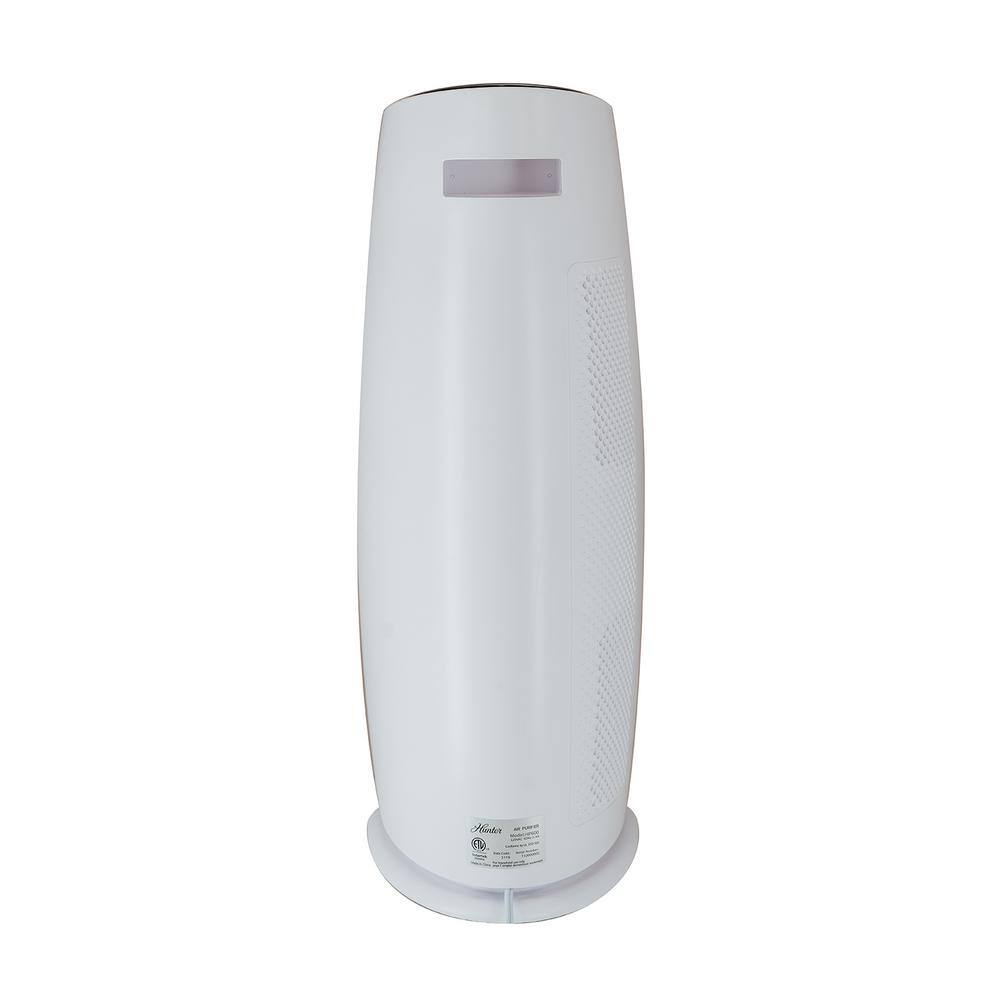 Hunter True HEPA Tall Tower Air Purifier HP600WH