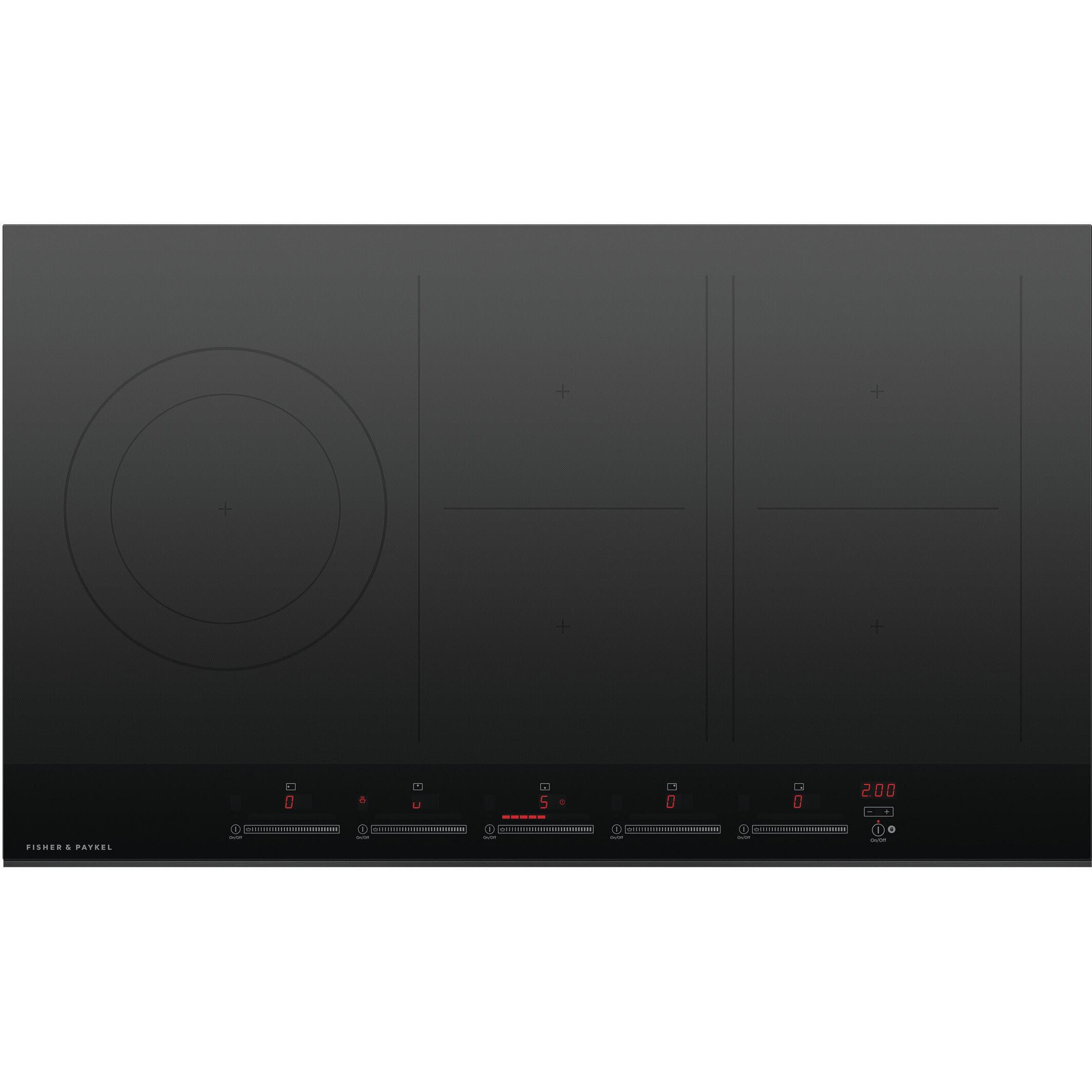 Fisher & Paykel 36-inch Built-in Electric Induction Cooktop with 5 Cooking zones CI365DTB4