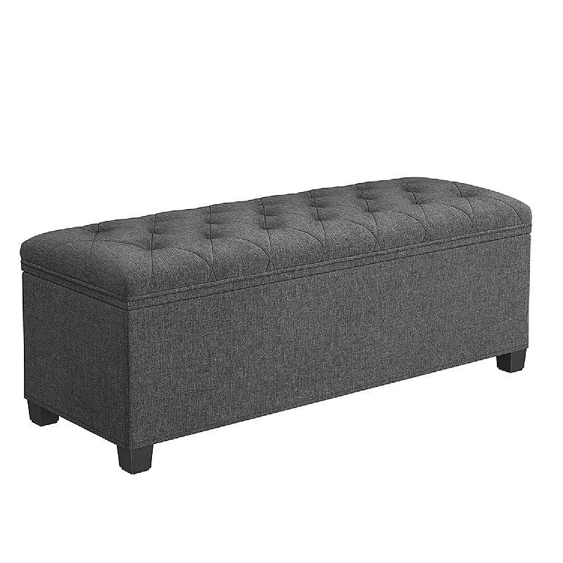 Storage Ottoman Bench， Bench With Storage， For Entryway， Bedroom， Living Room