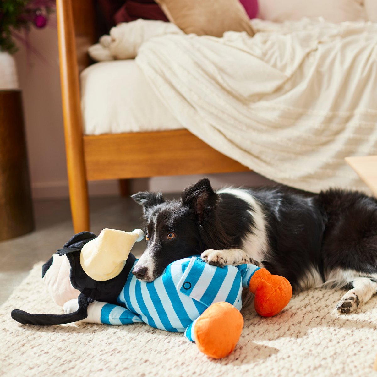 Disney Goofy in Pajamas Jumbo Plush Squeaky Dog Toy