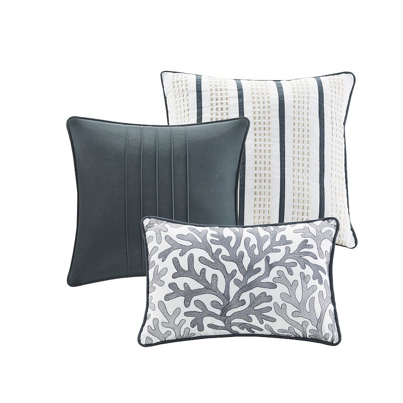 Madison Park Nantucket 7-pc. Coastal Comforter Set with Throw Pillows