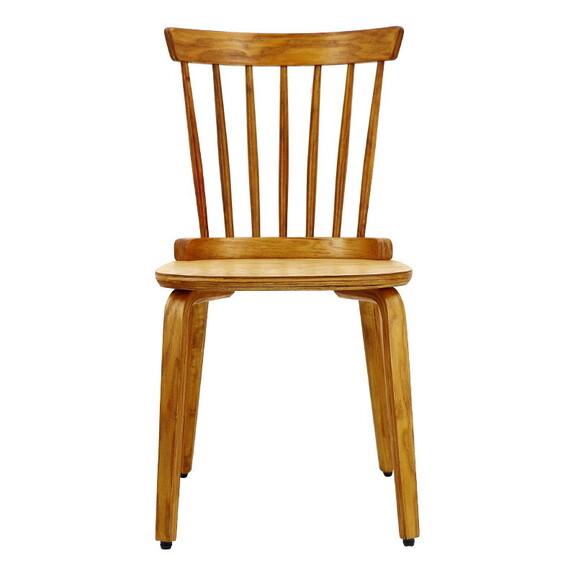 Solid Wood Slat Back Windsor Chair (Set of 2) W760...