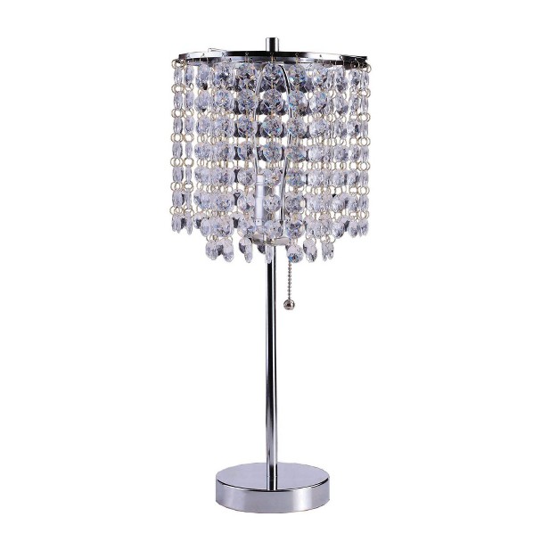 Deco Glam Table Lamp Silver Ore International