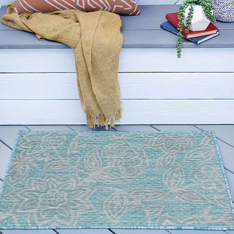 KHL Rugs Veranda Venice Floral Indoor Outdoor Rug