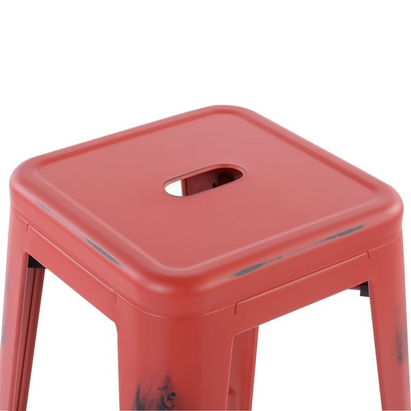 Homylin 29 Inch Backless Metal Counter Stools