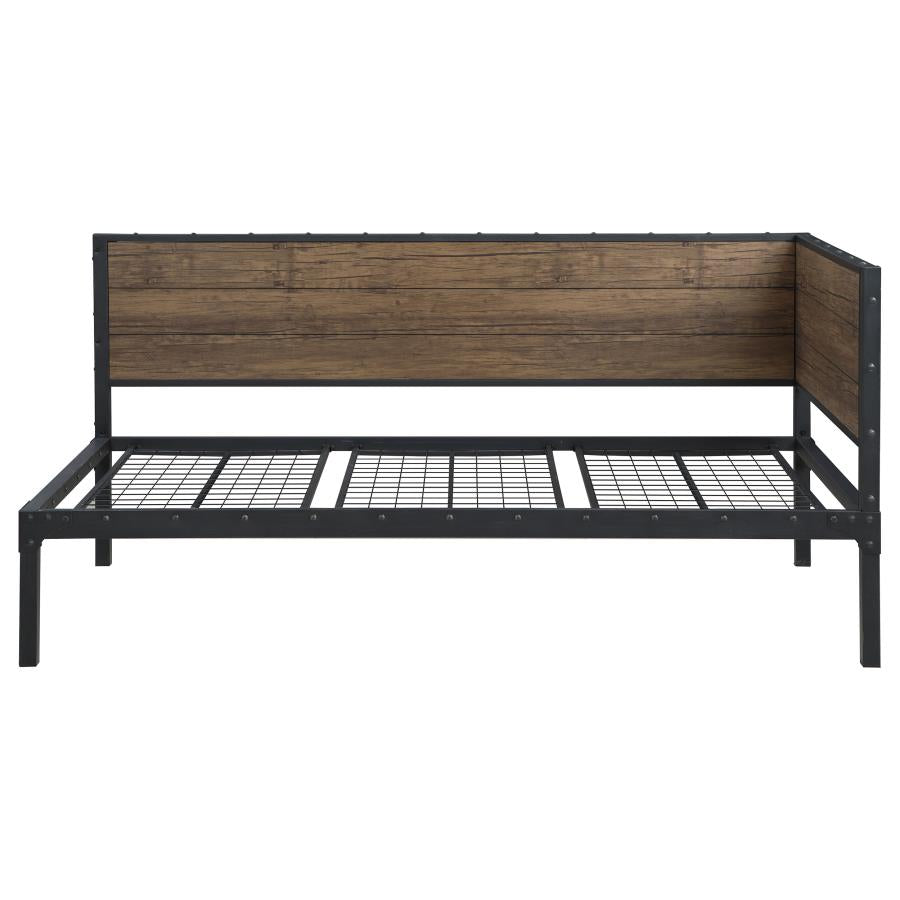 Getler Daybed Weathered Chestnut and Black-300836