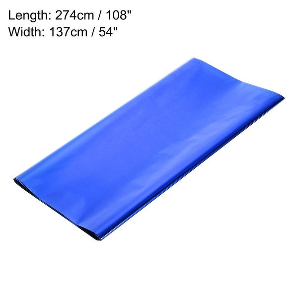 2 Pack Disposable Plastic Tablecloths 54x108