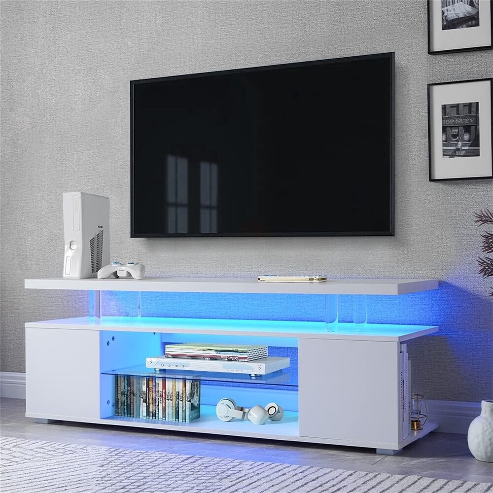 TV Stand for 70 Inch Storage Console Table