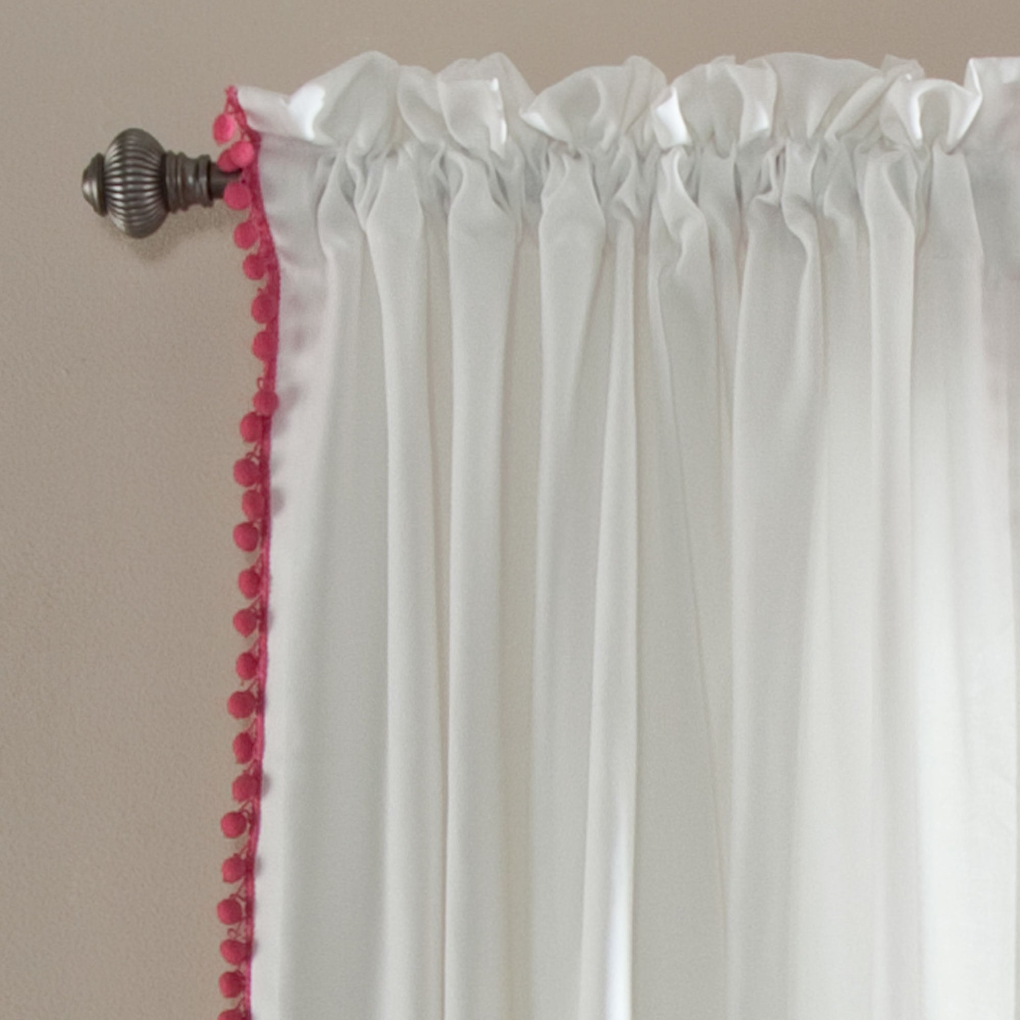 Pom Pom Window Curtain